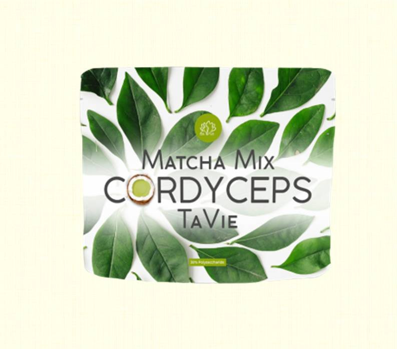 Чай Матча - Кордицепс, Matcha Mix CORDYCEPS TaVie, 120 гр