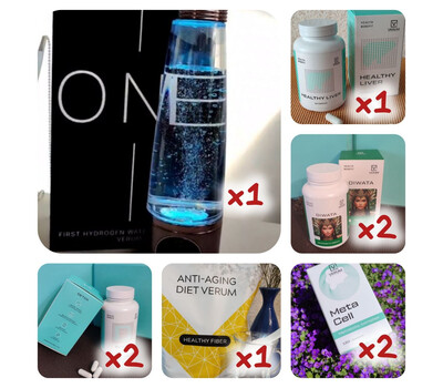 Промо-набор Система ОЧИЩЕНИЯ ОРГАНИЗМА (Business Profi/ Бизнес Профи) - Дивата, Детокс, Клетчатка, МетаСелл, Ливер + Генератор водорода